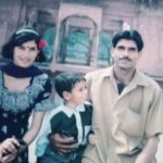 Tej Bahadur Yadav With His Wife And Son