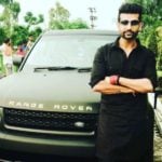 Yuvraj Hans with his Range Rover