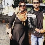 Yuvraj Hans with his mother