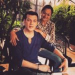 Zarina Wahab with her husband