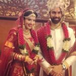 Charu Asopa and Rajeev Sen at their wedding