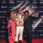Deep Jandu with his parents