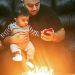 Deep Jandu with his son