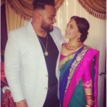 Deep Jandu with his wife