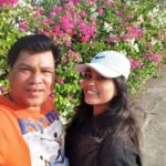 Digamber Naik with his daughter