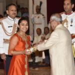 Dipa Karmakar Receiving Padma Shri
