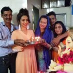 Heena Panchal with her family