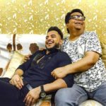 Millind Gaba with his father