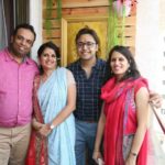 Nikhil Jain sisters, with her Husband 