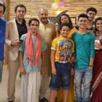 Nikki Sharma (extreme right) with the cast of Kabhi Aisa Geet Gaya karo