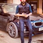 Ranjit Bawa with his BMW