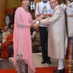 Sania Mirza Receiving Padma Bhushan