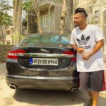 Sukhe with his Jaguar