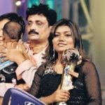 Vaishali Mhade with her husband and child