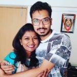 Vaishali Mhade with her younger brother, Shreyas