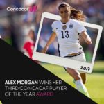 Alex Morgan CONCACAF Player Of The Year