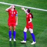Alex Morgan's Tea Sipping Celebration