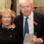 Boris Johnson with his mother