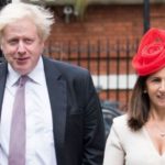 Boris Johnson with his second wife