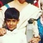 Childhood image of Keith Sequeira with his mother