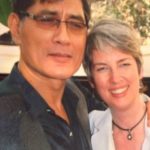 Denzil Smith with his wife