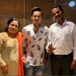 Faisal Khan with his parents