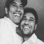 Harbhajan Mann with his brother Jasbir Mann