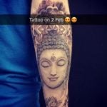 Hardik Rawat's Buddha Tattoo