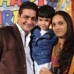 Hindustani Bhau with his wife and son