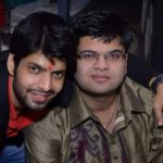Hitesh Bharadwaj with his brother Rahul Bharadwaj