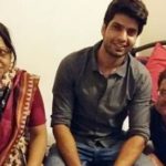 Hitesh Bharadwaj with his parents