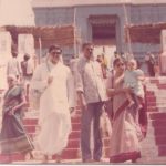 Parakala Prabhakar with his sister, and brother in law