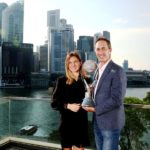 Simona Halep With Her Coach Darren Cahill
