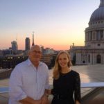Tara Ridgway with her father