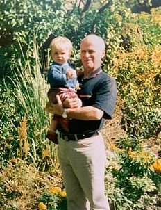 Cometan as a kid with his Grandfather