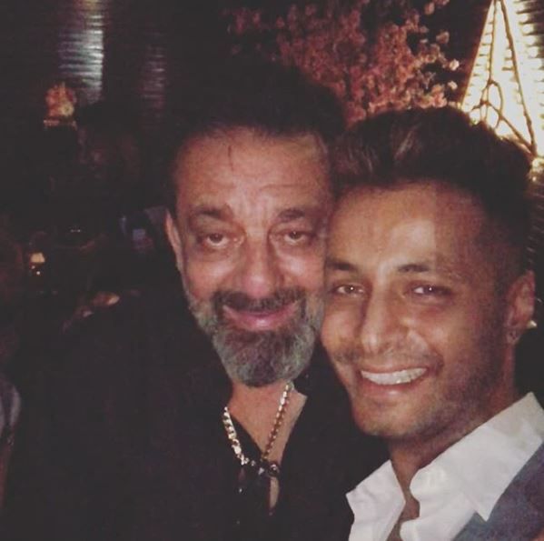 Mayank Agnihotri with Sanjay Dutt