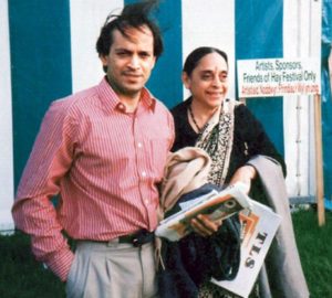 Vikram Seth with his Mother