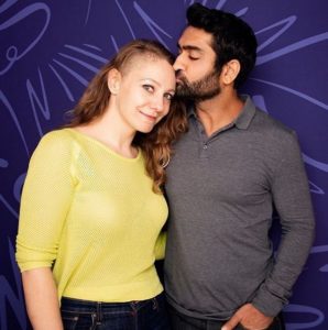 Kumail Nanjiani with his wife Emily
