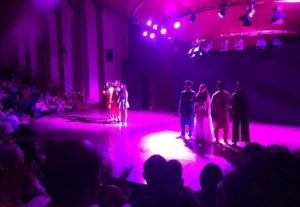 Niharika Lyra Dutt during a play