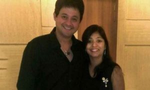Swapnil Joshi with his wife