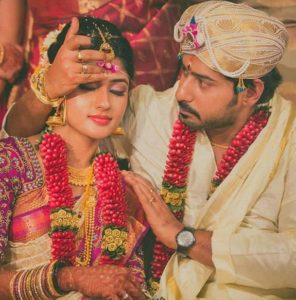 Ragini Chandran's wedding picture