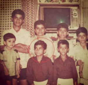 Santosh Juvekar in childhood