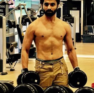 Santosh Juvekar inside the gym