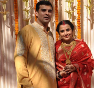 Siddharth Roy Kapur with his wife Vidya Balan