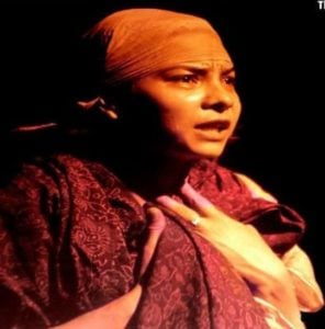 Sunita Rajwar during a play