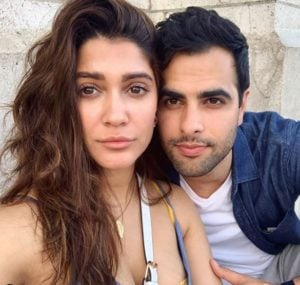 Ankur Rathee with his wife, Anuja Joshi