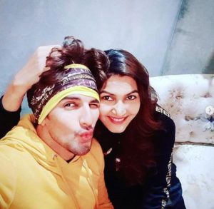 Manish Raisinghan with Sangeita Chauhaan