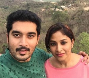 Manjula Paritala with her husband