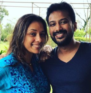 Rupali Ganguly with her brother