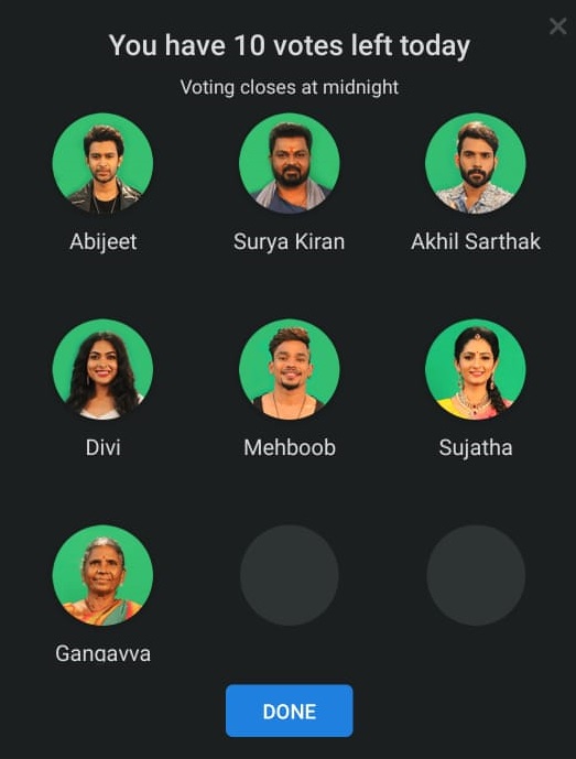 Bigg Boss Voting through Disney+ Hotstar